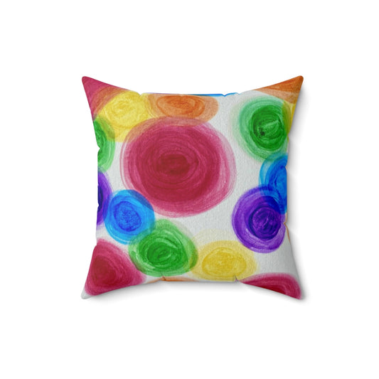 Rainbow Rain Pillow