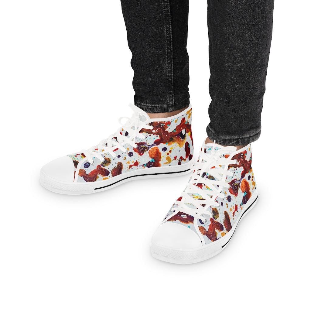 Splatter Me This High Top Sneakers (mens)