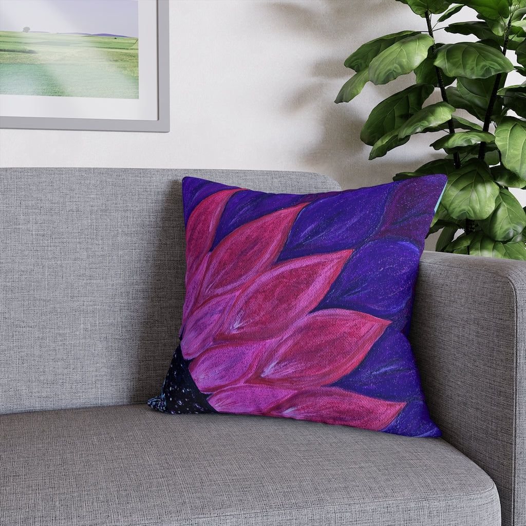 Purple Petals Pillowcase
