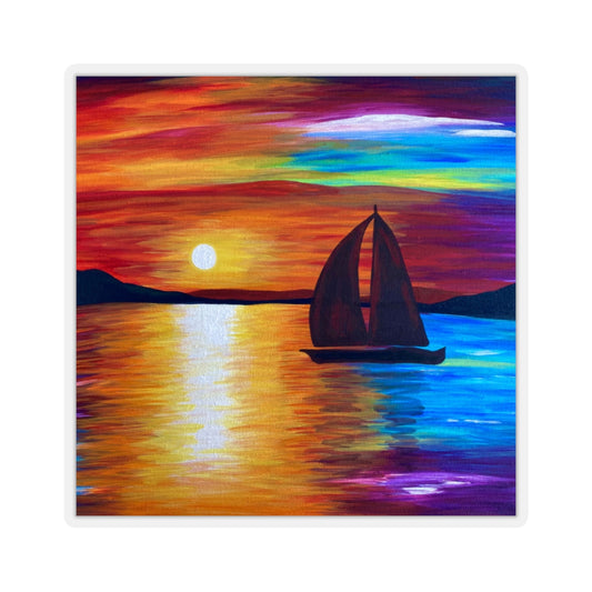 Sailing Sunsets Stickers