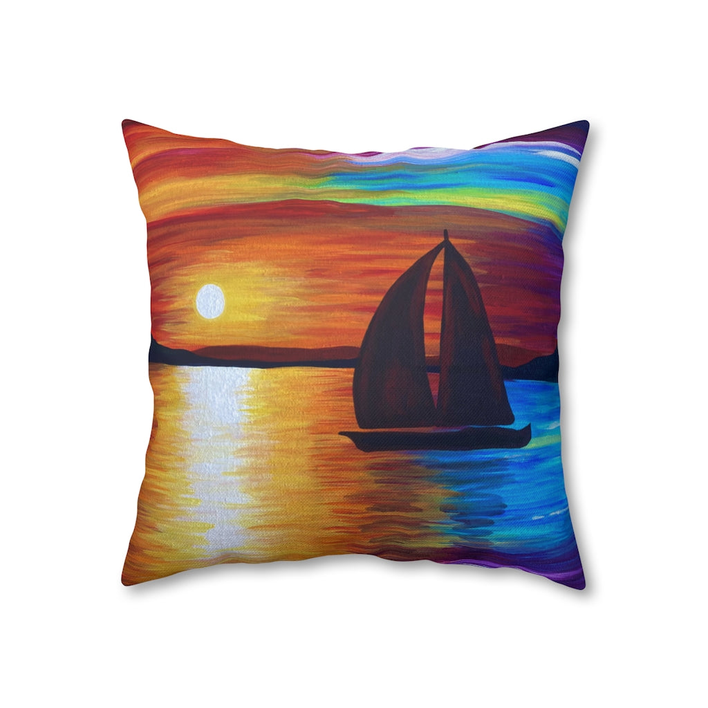 Sailing Sunsets Pillowcase