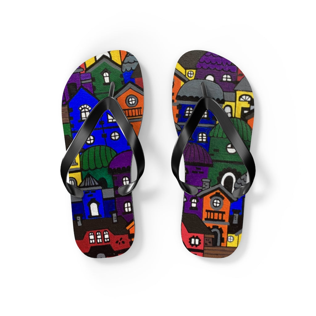 My Kinda Town Flip Flops