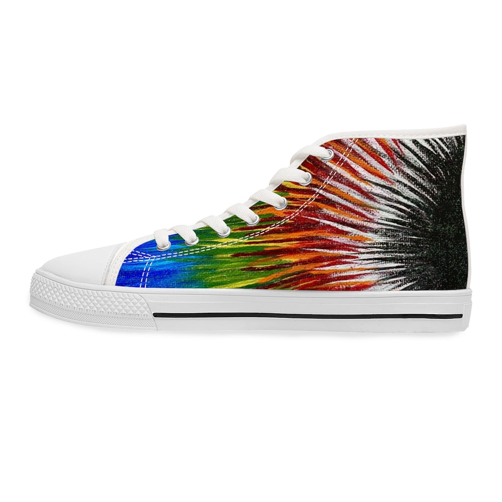 Colour Me Fierce High Top Sneakers (womens)