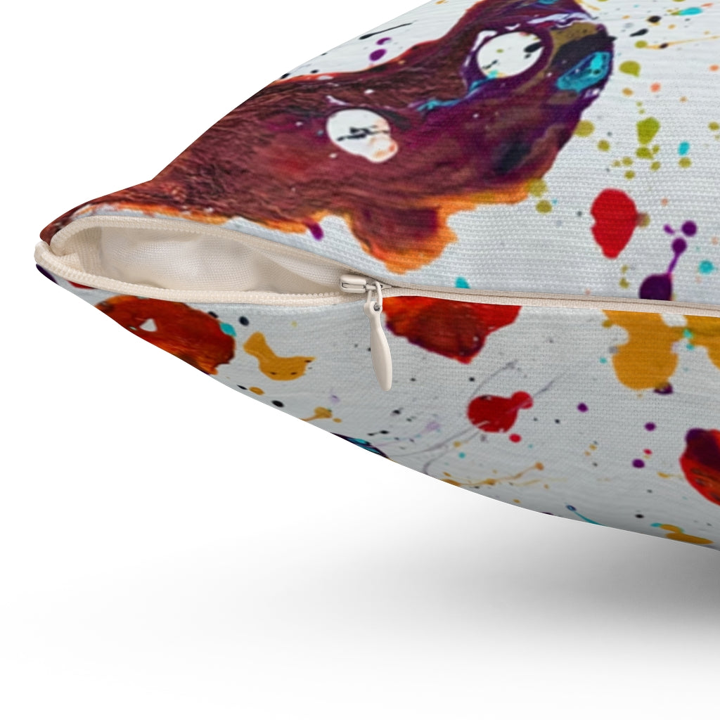 Splatter Me This Pillow