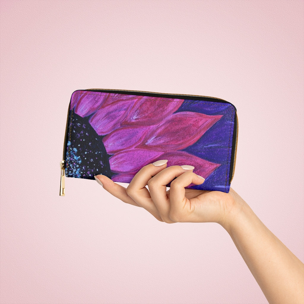 Purple Petals Wallet