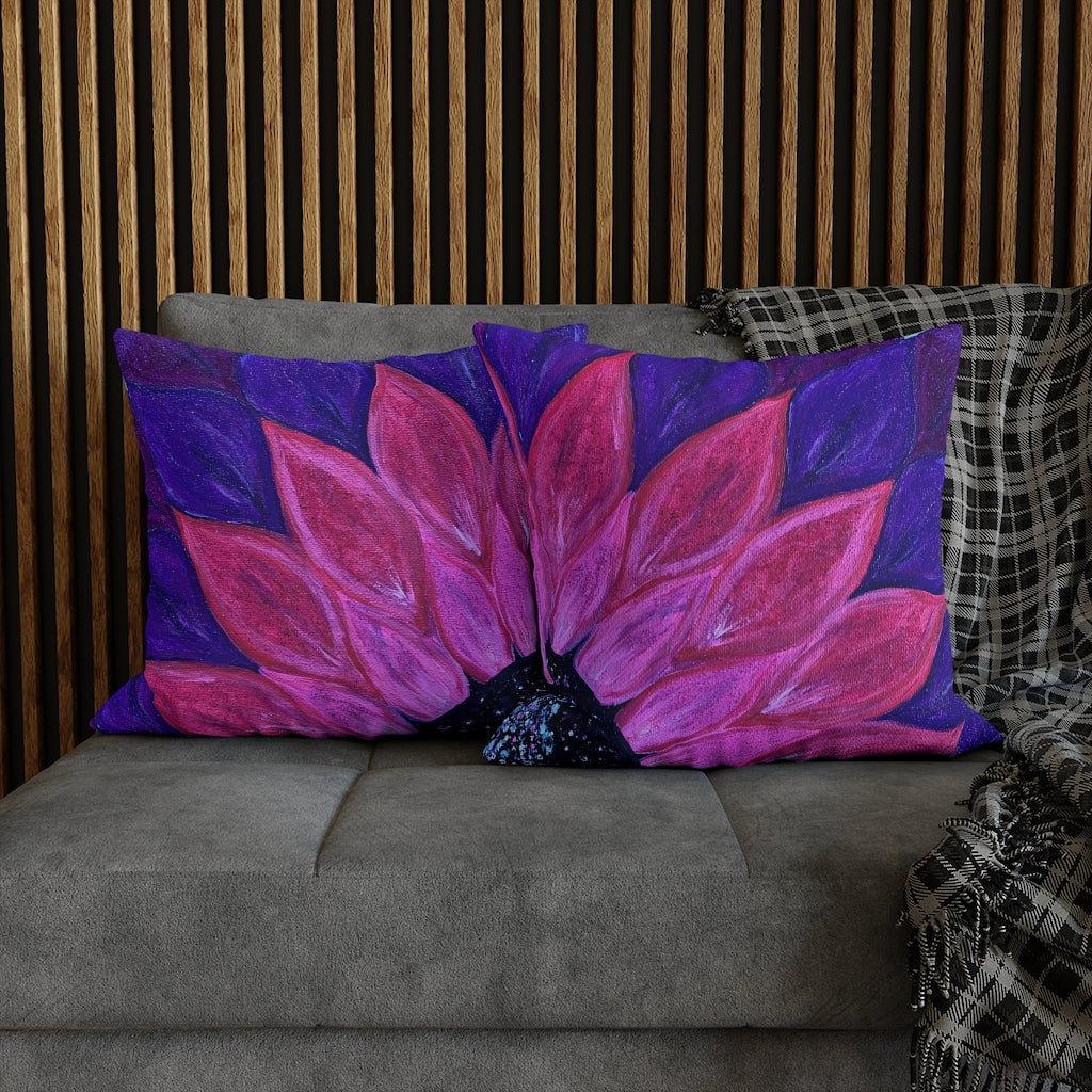 Purple Petals Pillowcase