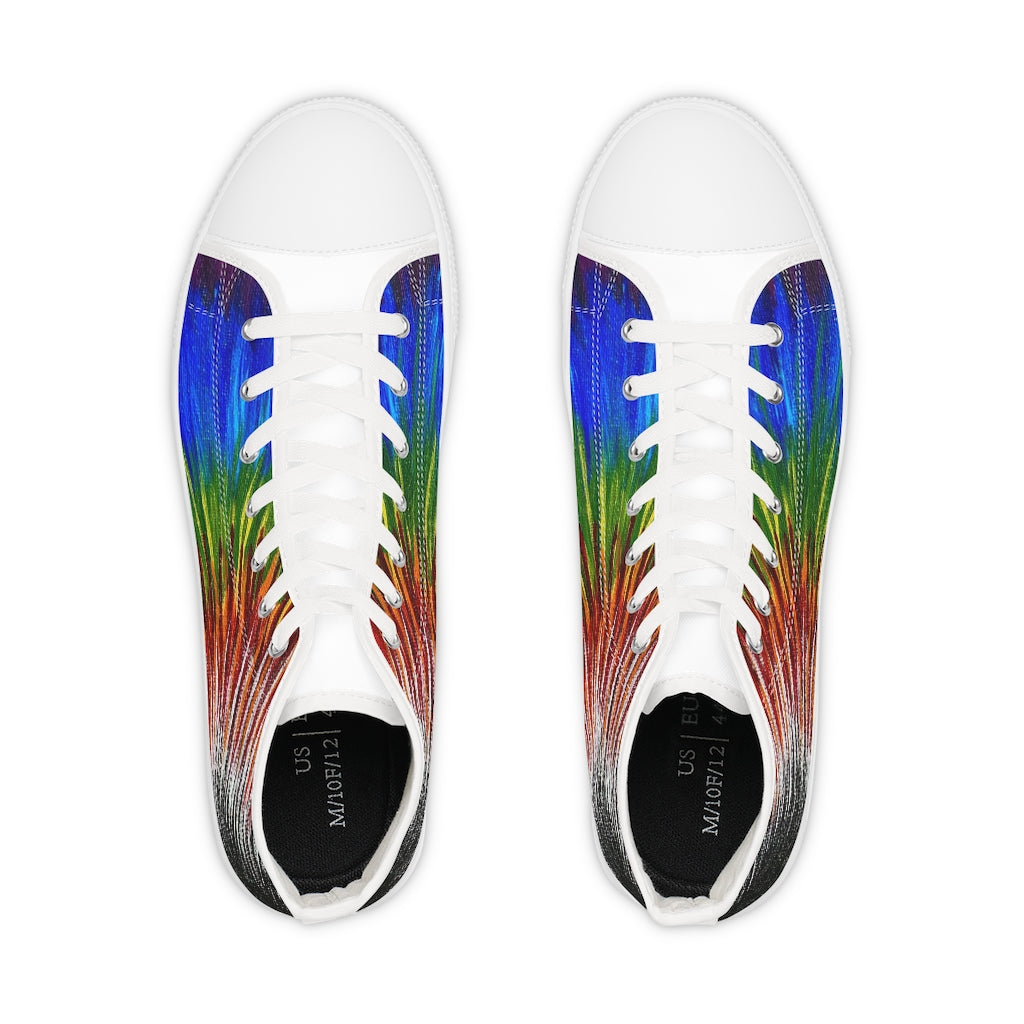 Colour Me Fierce High Top Sneakers (mens)