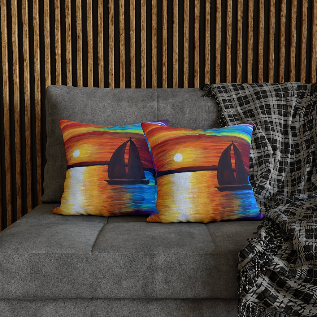Sailing Sunsets Pillowcase