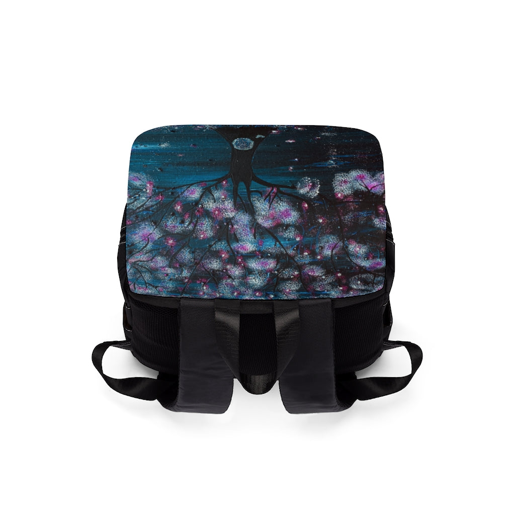 The Night Blooms Too Backpack