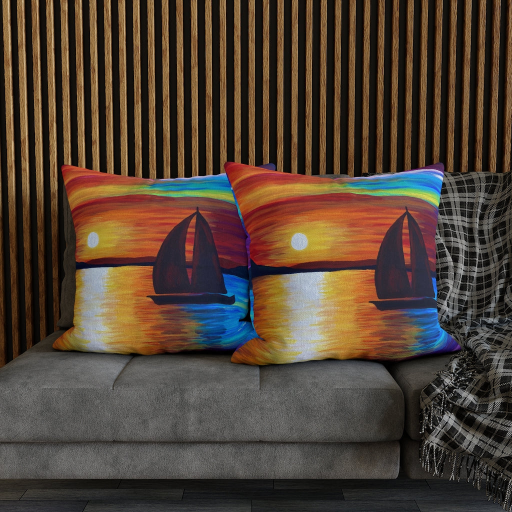 Sailing Sunsets Pillowcase