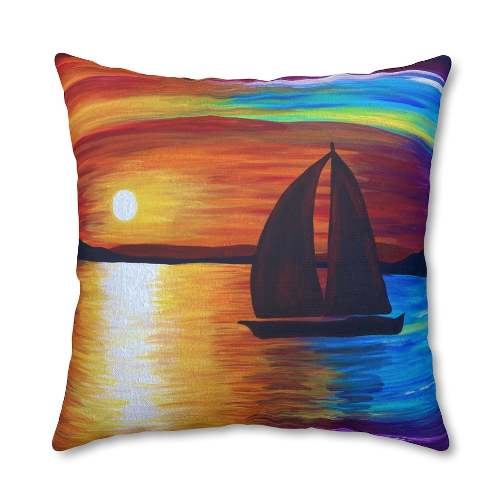 Sailing Sunsets Pillowcase