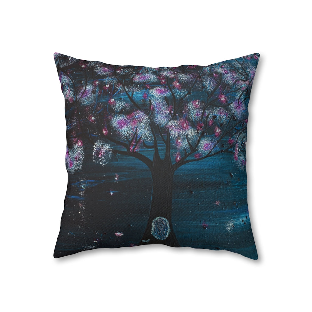 The Night Blooms Too Pillowcase