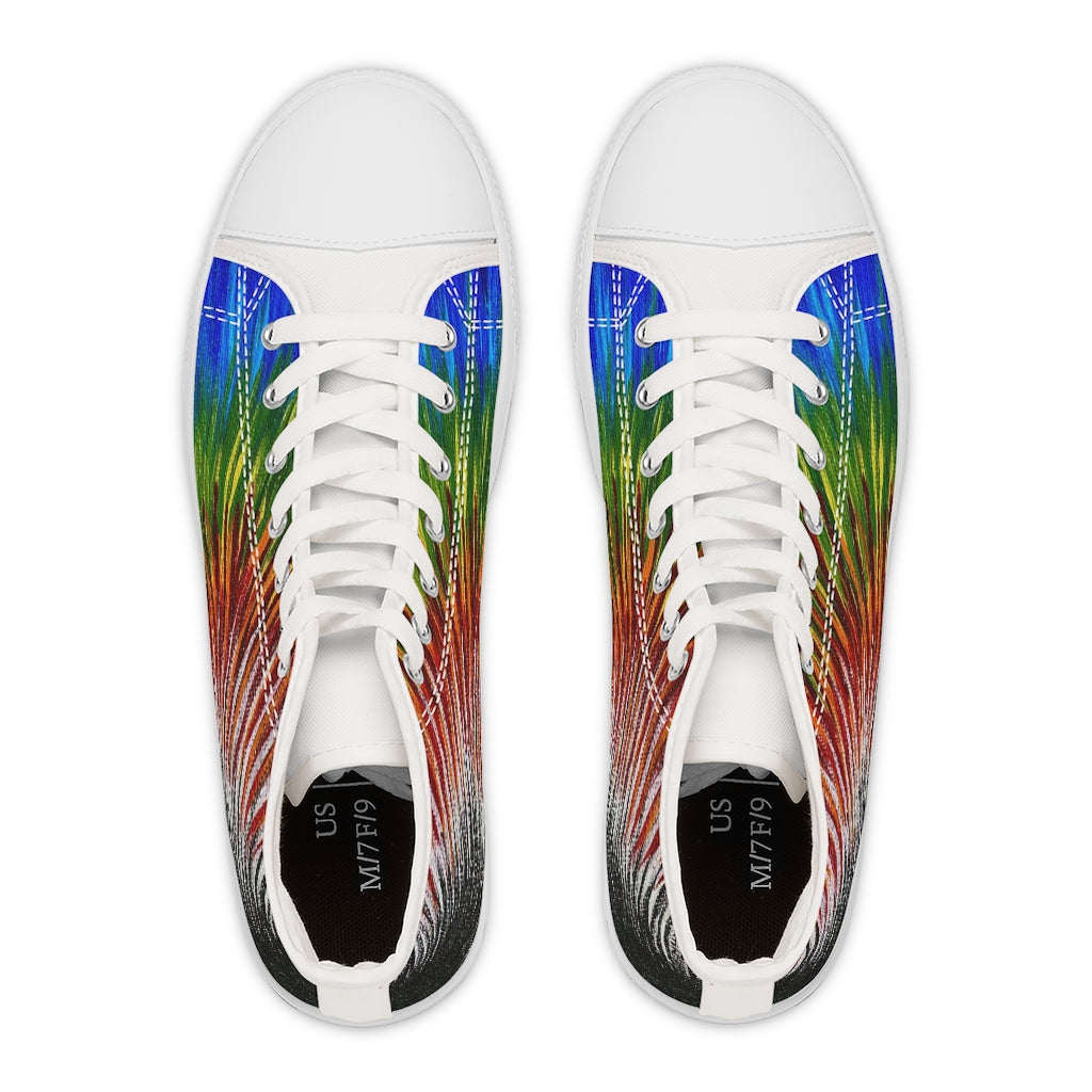 Colour Me Fierce High Top Sneakers (womens)