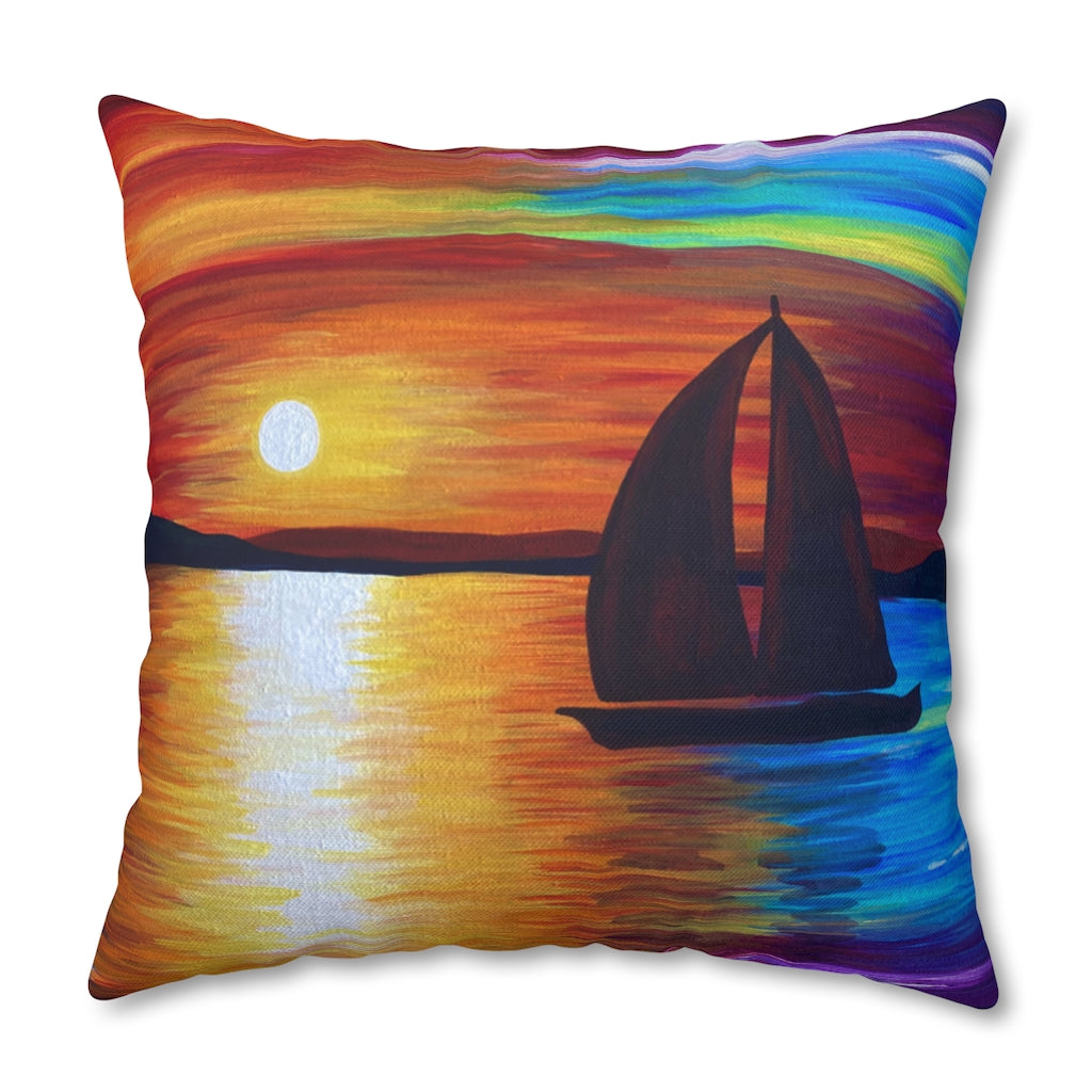 Sailing Sunsets Pillowcase