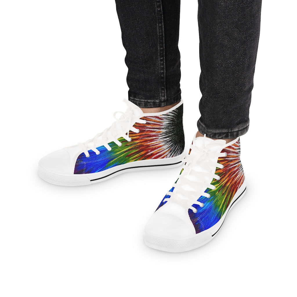 Colour Me Fierce High Top Sneakers (mens)