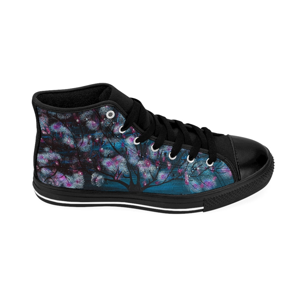 The Night Blooms Too Classic Sneakers (womens)