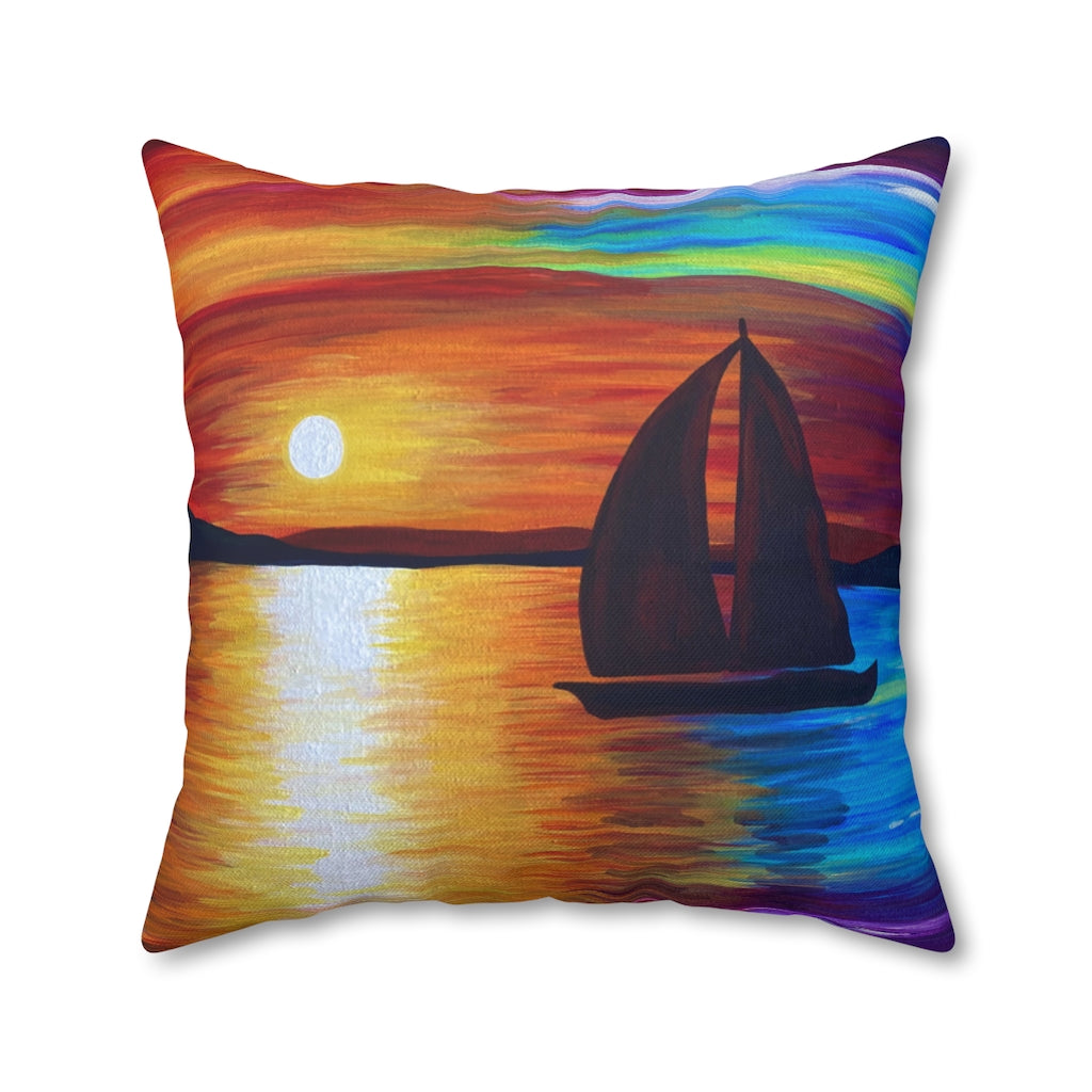 Sailing Sunsets Pillowcase