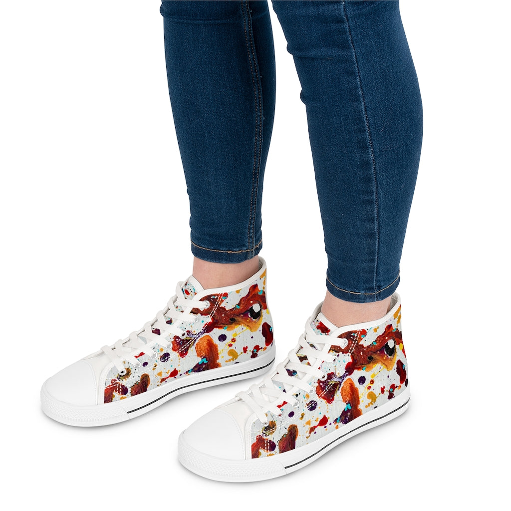 Splatter Me This High Top Sneakers (womens)