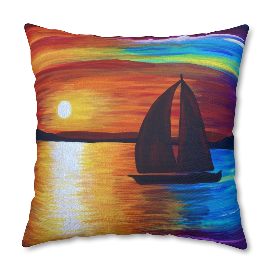 Sailing Sunsets Pillowcase