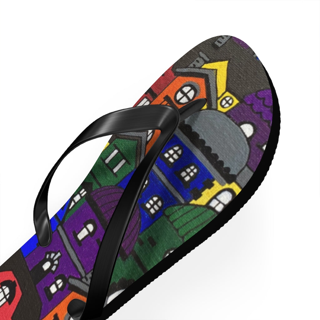 My Kinda Town Flip Flops