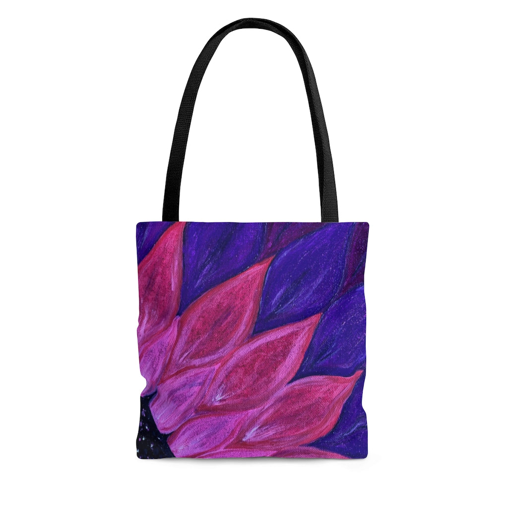 Purple Petals Tote Bag