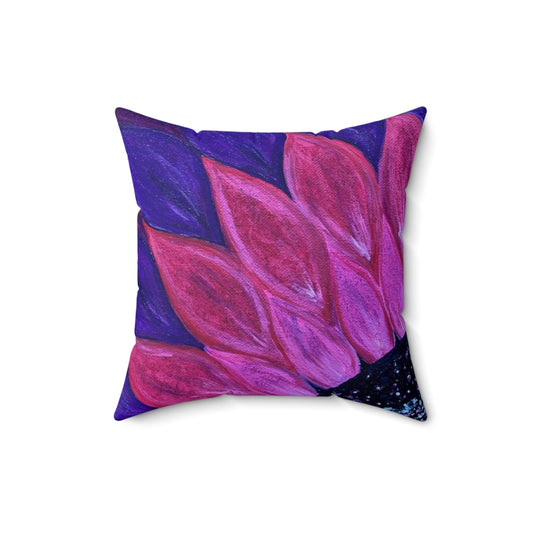 Purple Petals Pillow